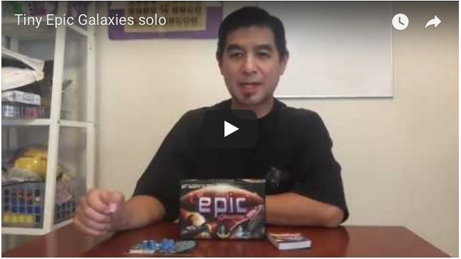 Video: Playing Tiny Epic Galaxies solo.
